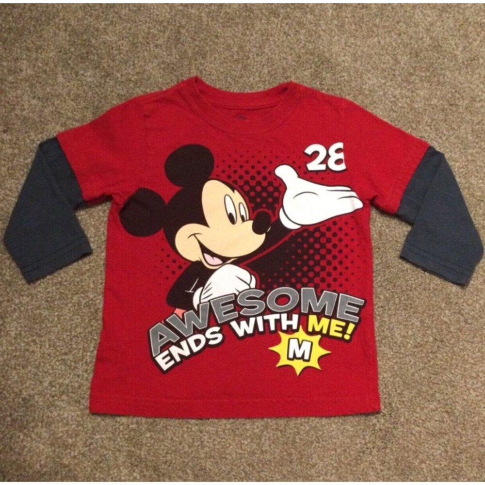 3T VGUC Mickey Mouse Tee